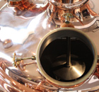 Strahlend, leuchtend, glänzend. Sudkessel für besten bayerischen Reinheits-Saft. Strahlend, leuchtend, glänzend. Sudkessel für besten bayerischen Reinheits-Saft.